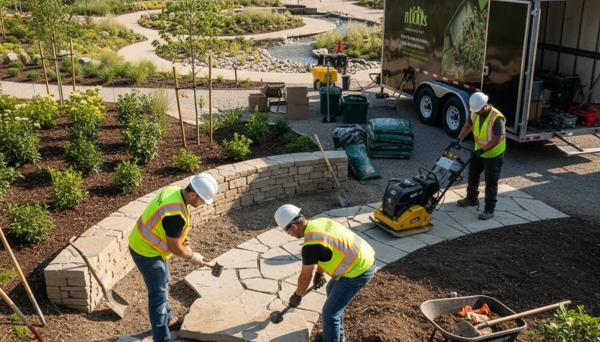 Salt Lake City, UT tree care team providing landscape design and outdoor space planning