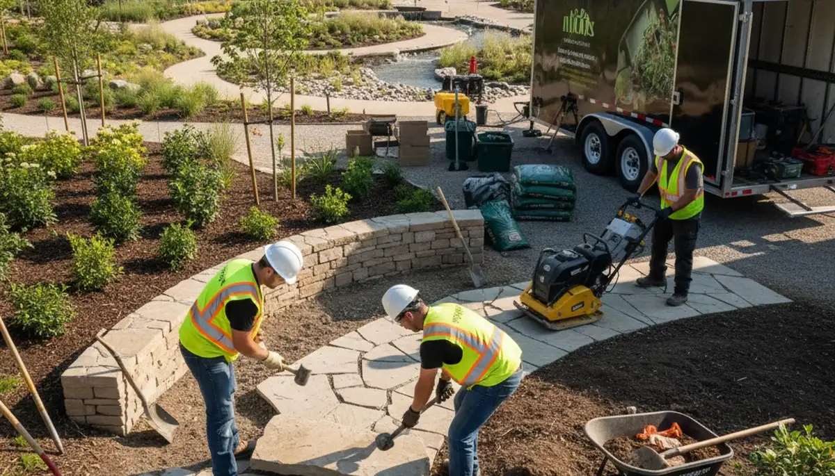 Salt Lake City, UT tree care team providing landscape design and outdoor space planning