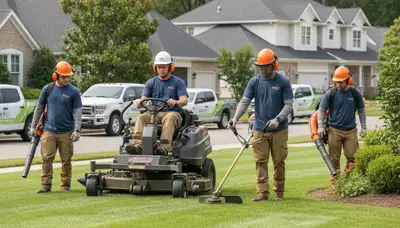 Professional tree service team in Salt Lake City, UT performing residential tree care work