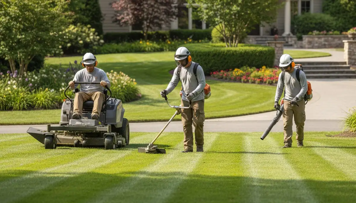 Professional tree service crew in Salt Lake City, UT trimming and removing trees safely
