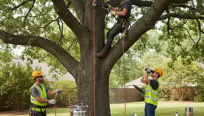 Salt Lake City arborist treating tree disease for fungal infection and decline prevention