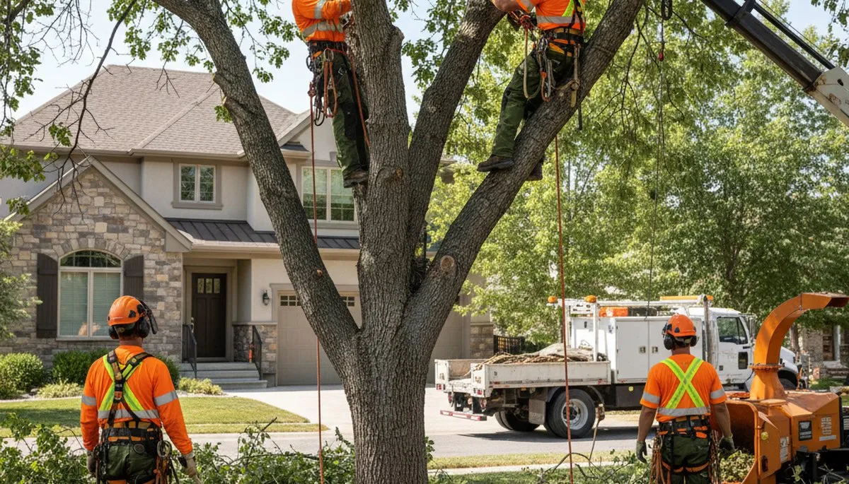 Tree service crew in Salt Lake City, UT providing professional tree removal and arbor care