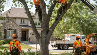 Tree service crew in Salt Lake City, UT providing professional tree removal and arbor care