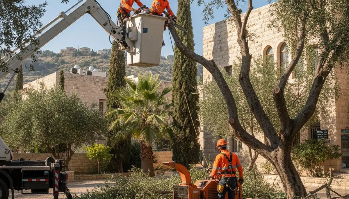 Tree service crew in Salt Lake City, UT providing professional tree removal and trimming services